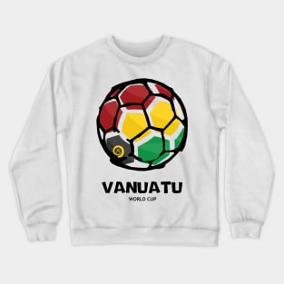 Vanuatu Football Country Flag Crewneck Sweatshirt